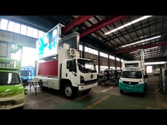 SHACMAN 4x2 caminhão de tela LED móvel